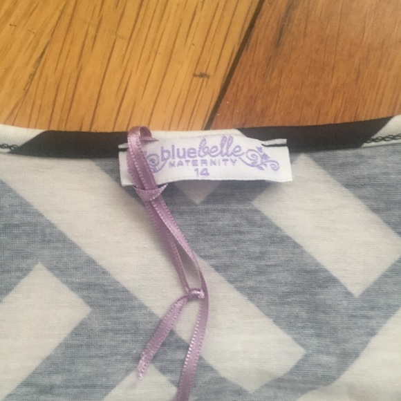 Maternity Black/White Dress - Picture 2 of 2